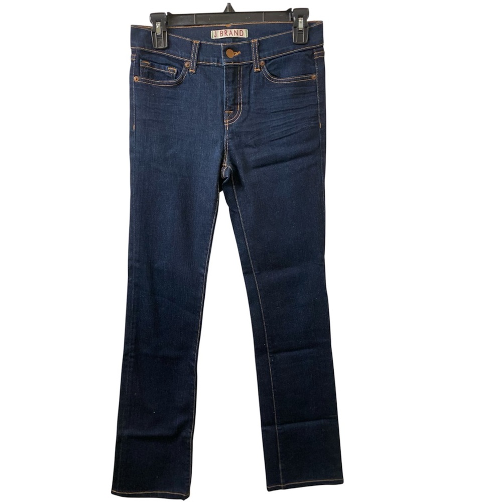 J Brand Women Straight Dark Blue Jeans